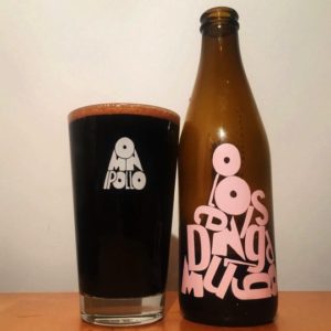 Bottle of Omnipollo craft beer