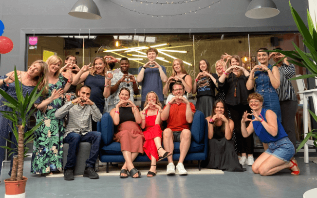 Group photo of Magpie staff