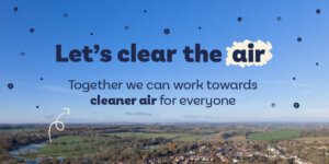 Clean air image from Magpie's campaign with Hertfordshire Council