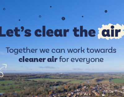 Clean air image from Magpie's campaign with Hertfordshire Council