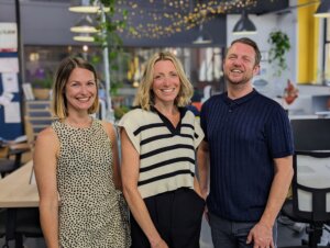 Co-founder Becky Dam, Managing Director Kim Somerville and Co-founder Gerard Savva