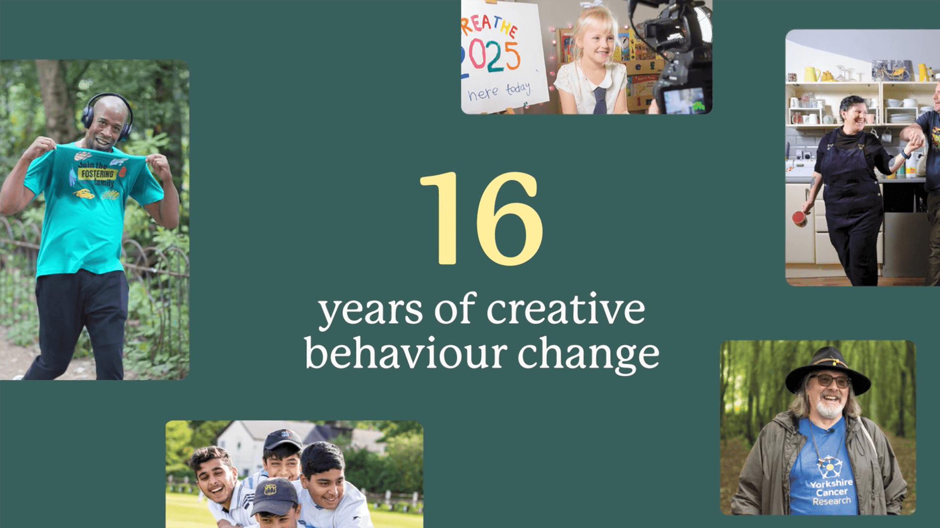 A snippet from the Magpie showreel celebrating 16 years of creative behaviour change