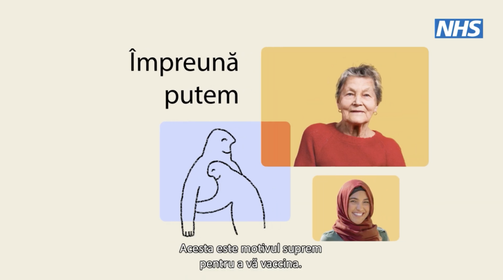 Image from a video about MMR vaccinations