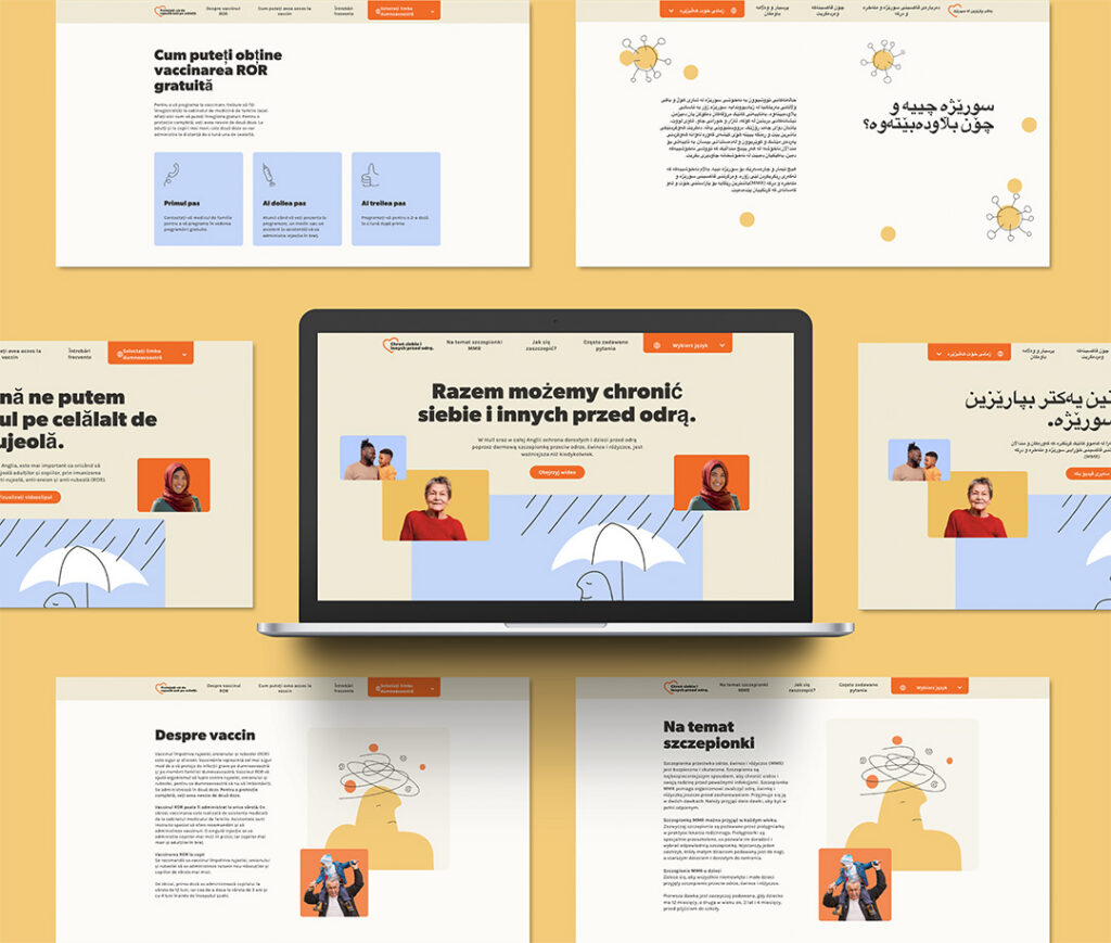 Translated web pages
