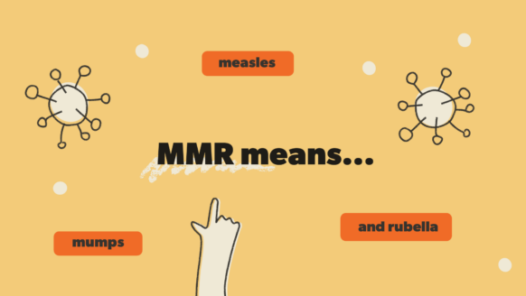 MMR means, measles mumps and rubella