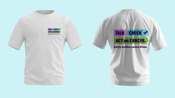 Campaign t-shirt with logo